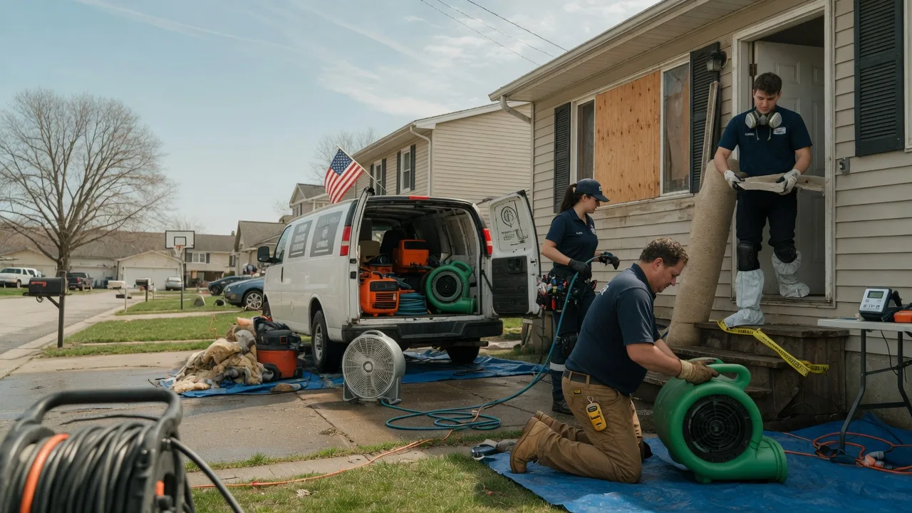Water Damage Restoration in Calmar, IA near me